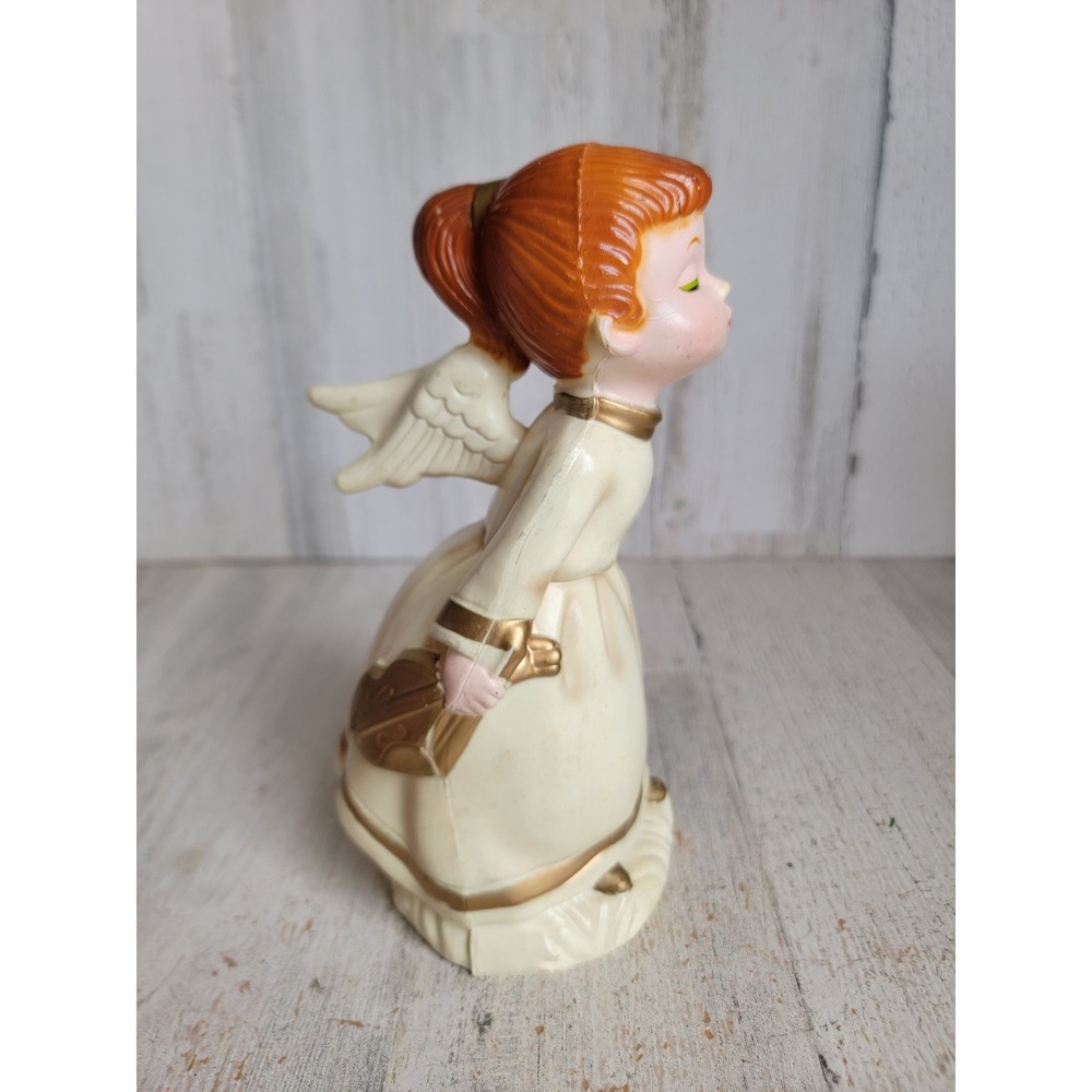 Berman Anderson vintage kissing Angel girl violin religious Xmas home